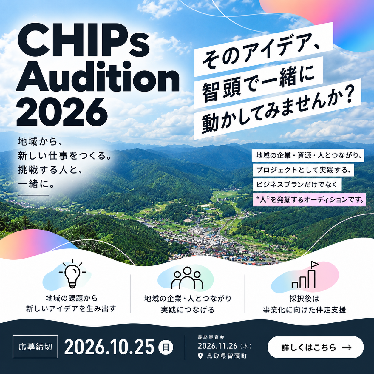 【10/25〆切】CHIPs Audition2026